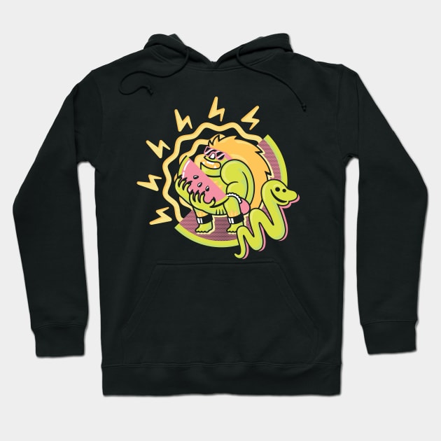 Electric Beach Beast Hoodie by GamblerZ